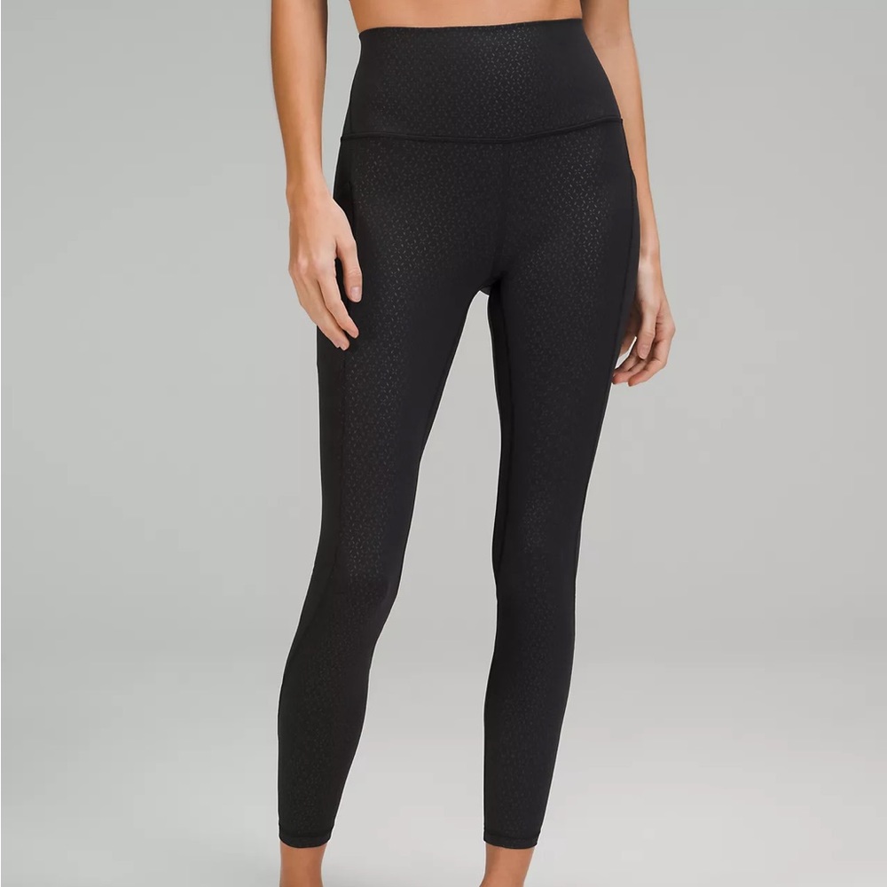 Lululemon Align High-Rise Pant 25” - Gradiate Geo Emboss Black